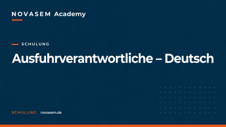 Ausfuhrverantwortliche - Deutsch