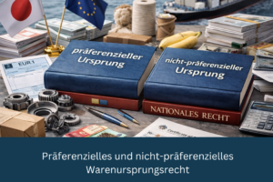 Präferenzielles und nicht-präferenzielles Warenursprungsrecht – Symbolbild für Warenursprung und Ursprungsregeln im internationalen Handel