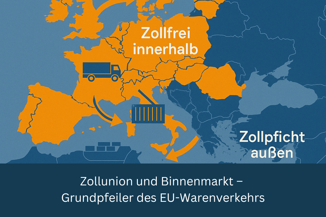 Zollunion und Binnenmarkt – Grundpfeiler des EU-Warenverkehrs